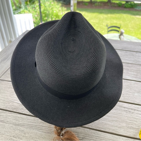 Pineapple & Star Classic Black Fedora Hat - Picture 3 of 6